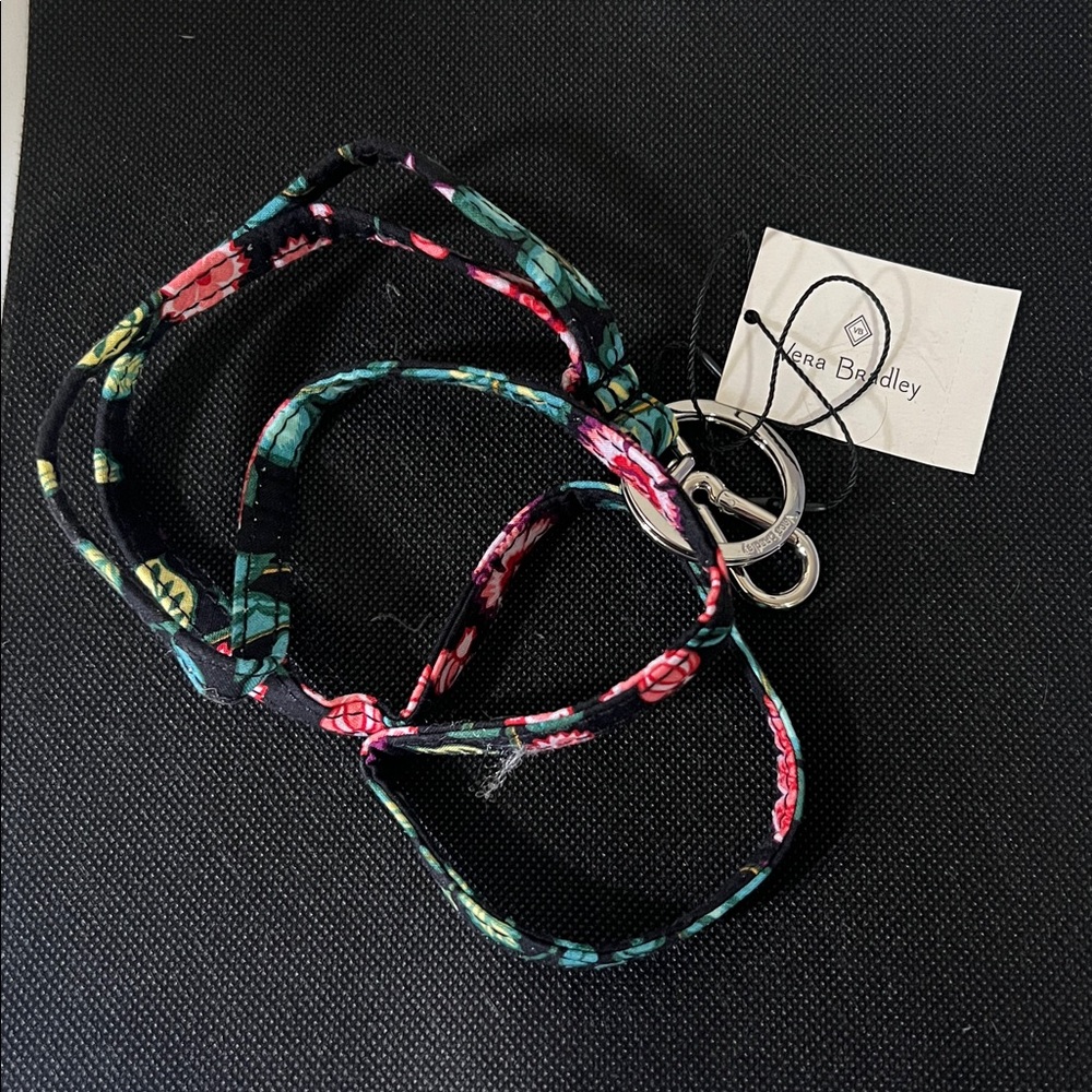 Vera Bradley Vines Floral Iconic Lanyard